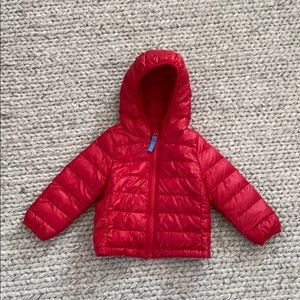 12-18 months red puffy jacket